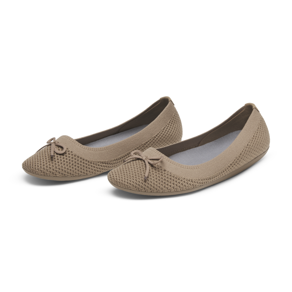Allbirds W Tree Breezer Bow Ballerinas in BRAUN