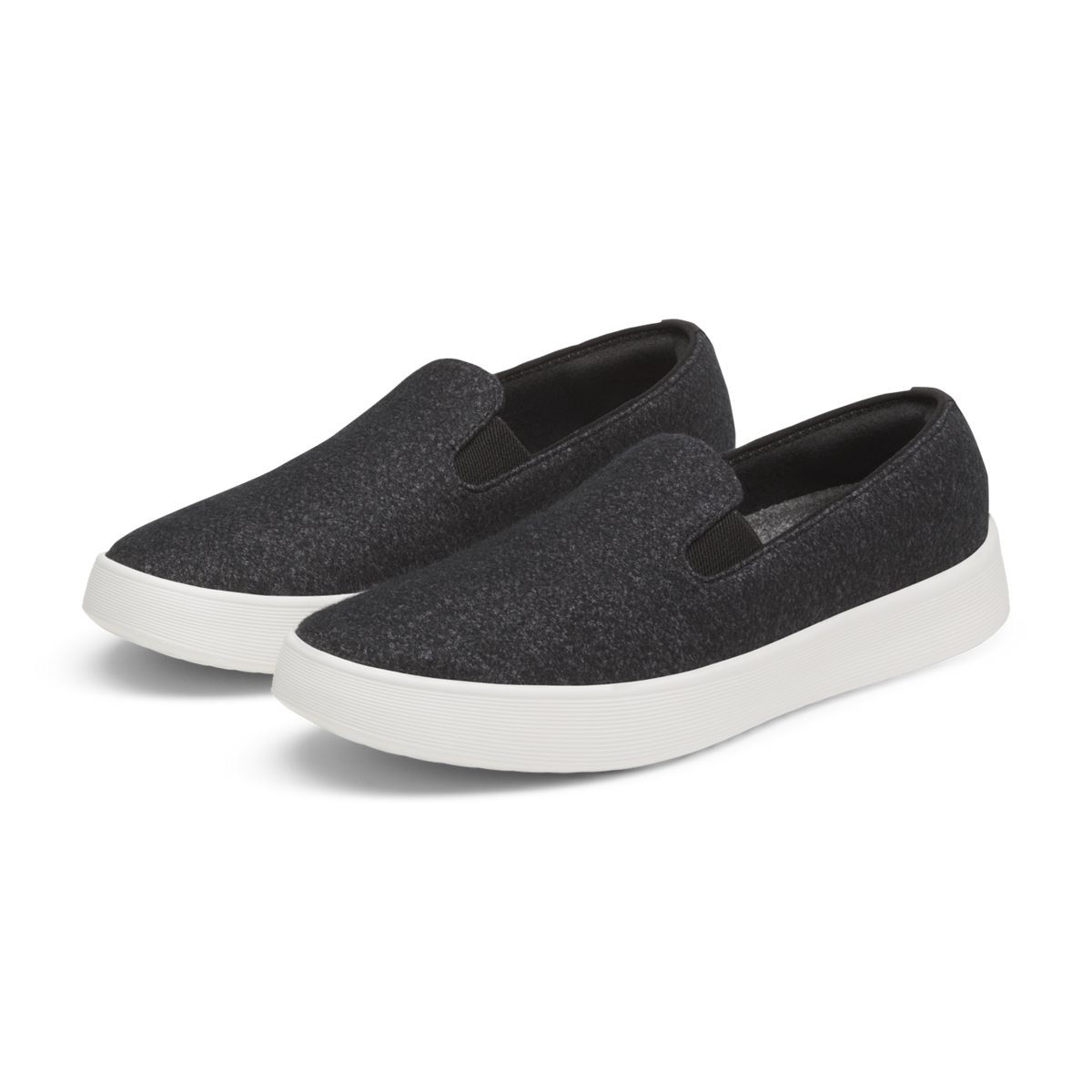 Allbirds W Wool Cruiser Slip On in SCHWARZ