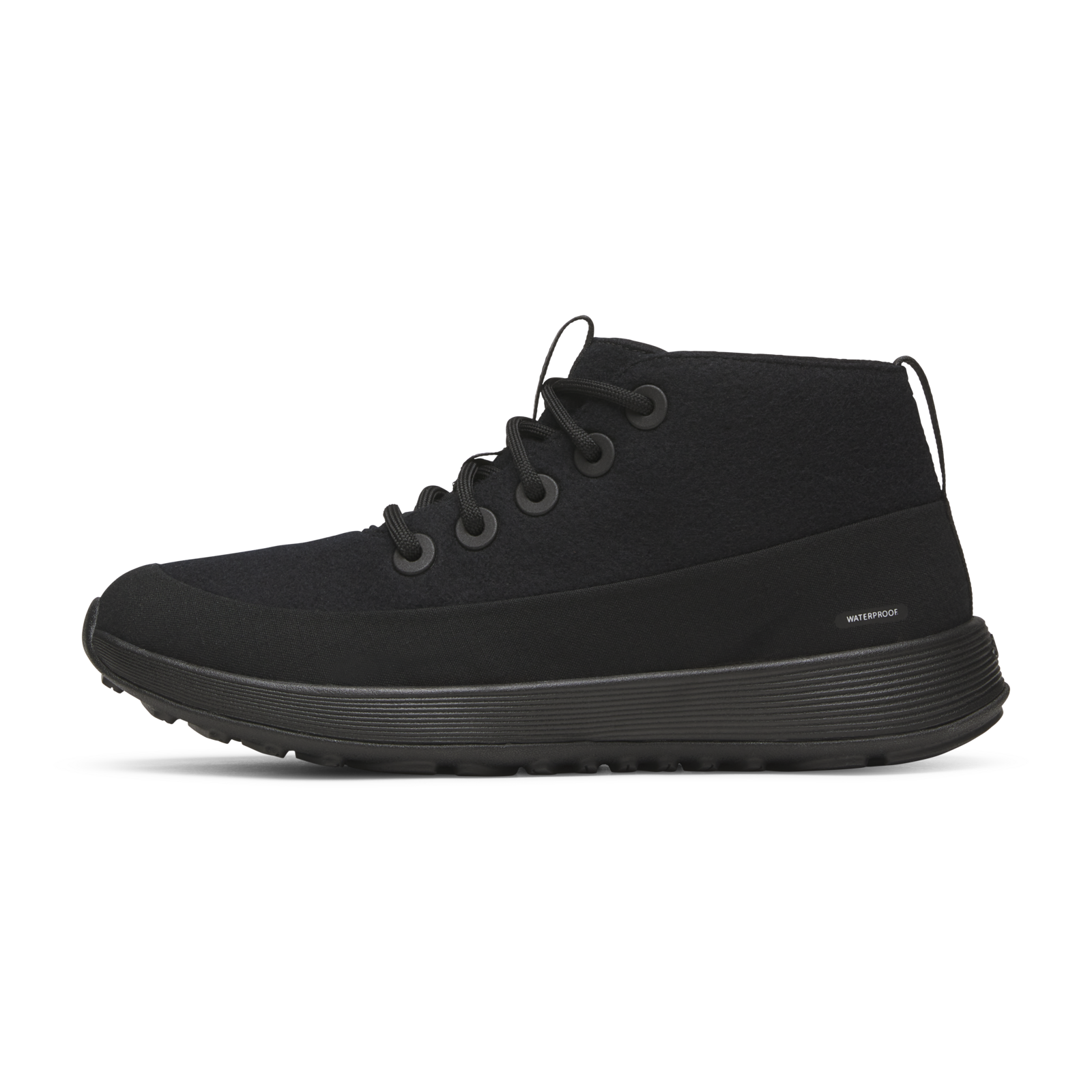 Allbirds M Wool Runner NZ Mid Waterproof Freizeitschuhe in SCHWARZ