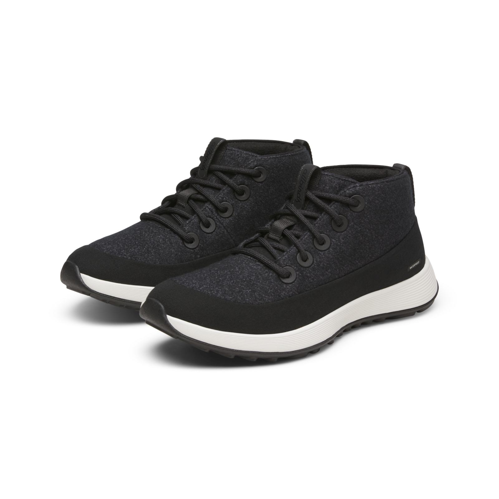 Allbirds W Wool Runner NZ Mid Waterproof Freizeitschuhe in SCHWARZ