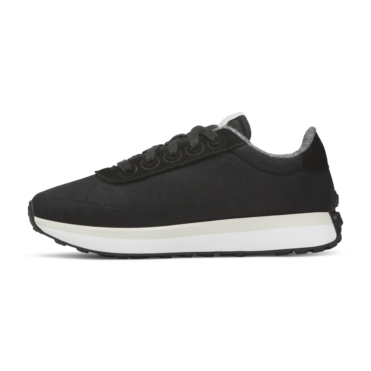 Allbirds Womens Varsity Freizeitschuhe in SCHWARZ