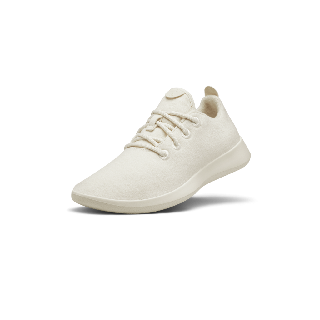 Allbirds W Wool Runner Freizeitschuhe in WEISS