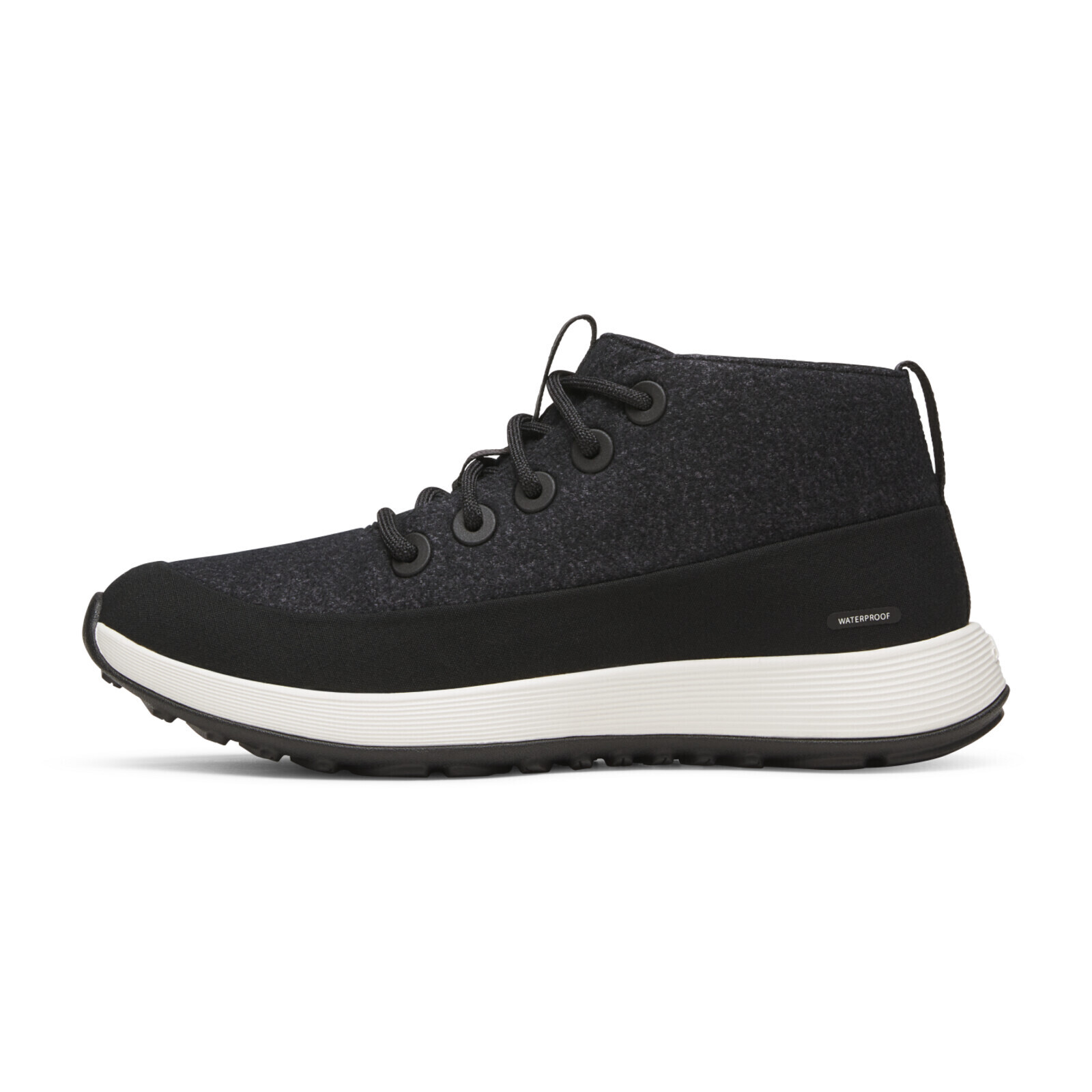 Allbirds W Wool Runner NZ Mid Waterproof Freizeitschuhe in SCHWARZ