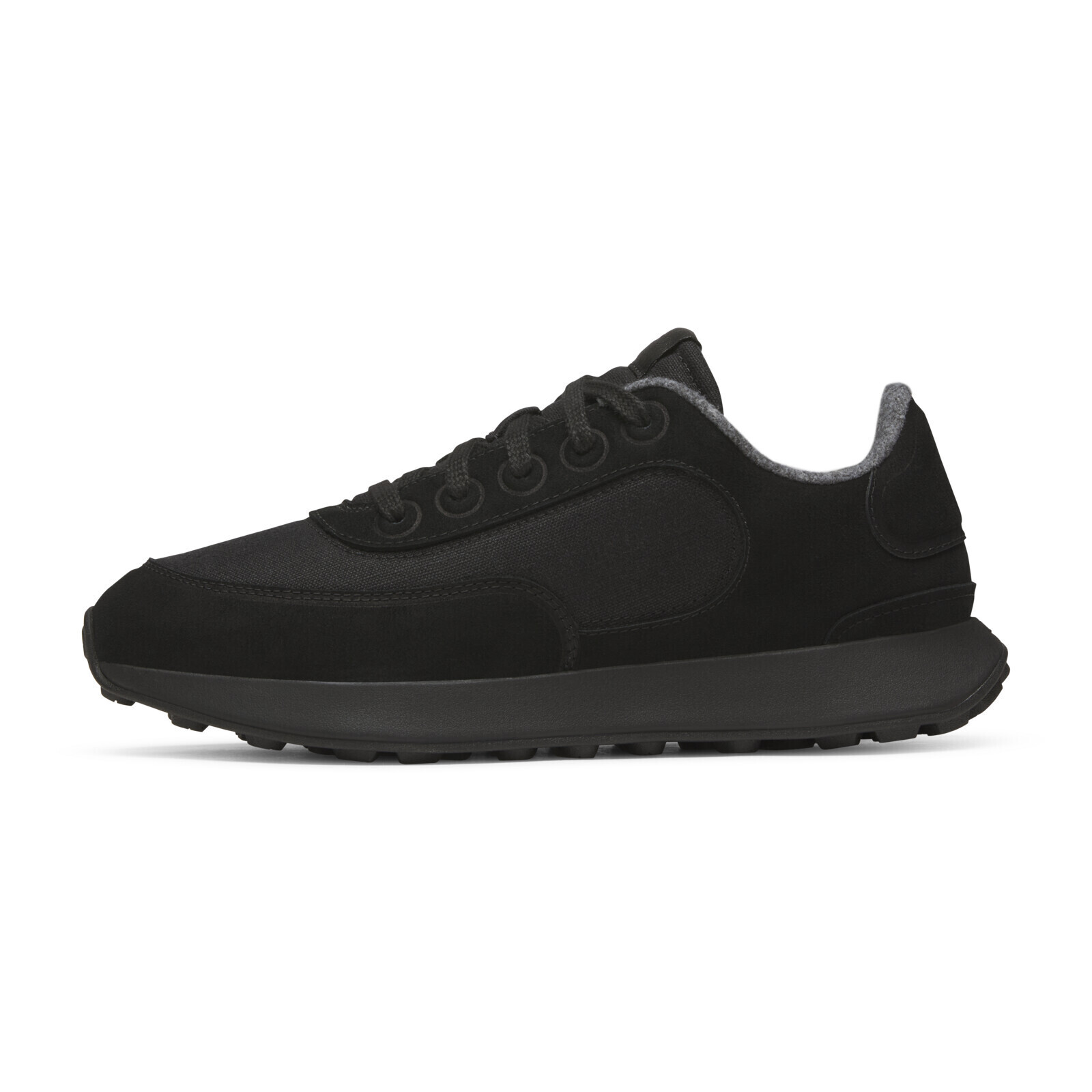 Allbirds Mens Varsity Freizeitschuhe in SCHWARZ